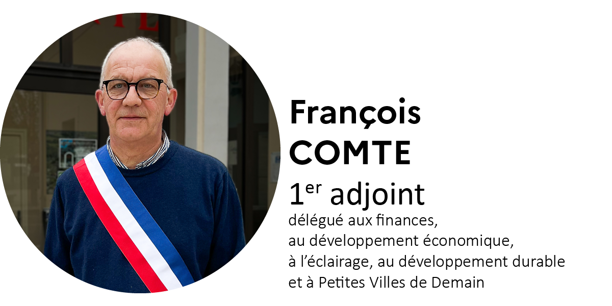 Photo François COMTE, 1er adjoint